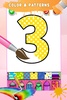 Glitter Number & ABC Coloring screenshot 5