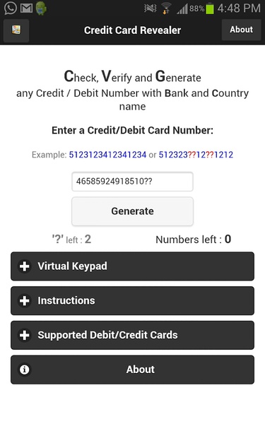 Credit Card Revealer - Preview 5