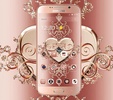 Rose Gold Diamond Heart Luxury Theme screenshot 5