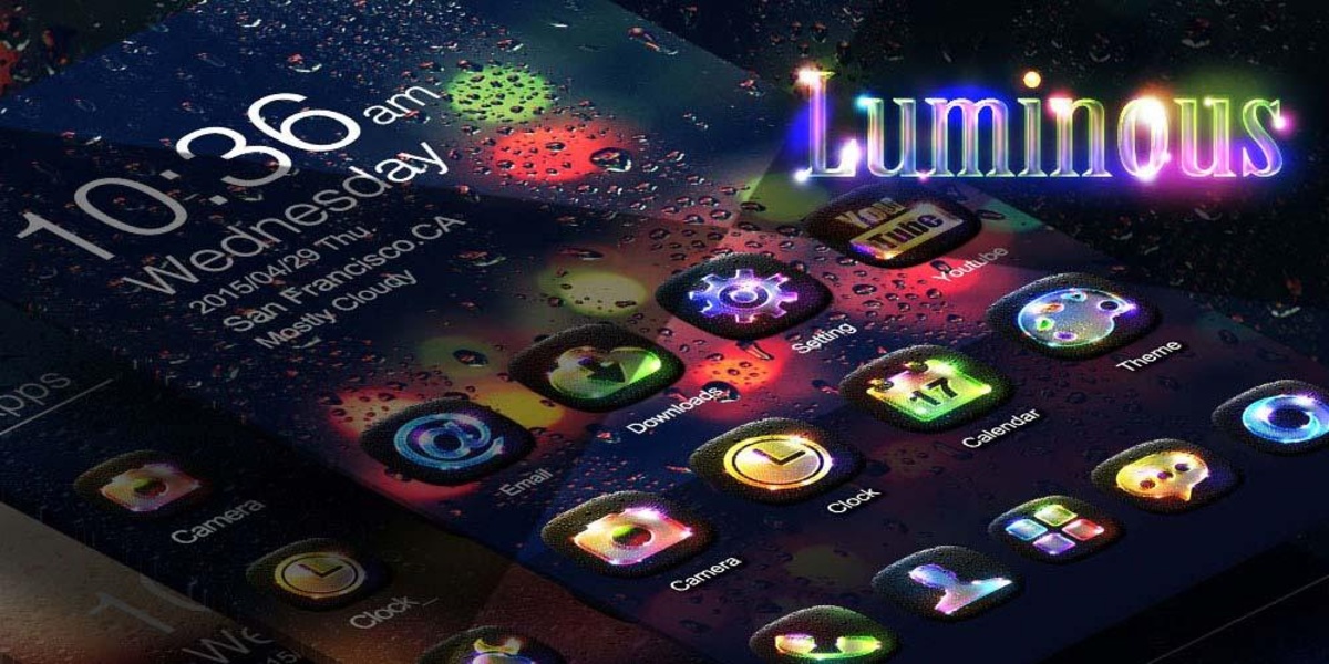 Luminous GOLauncher EX Theme - Preview 1