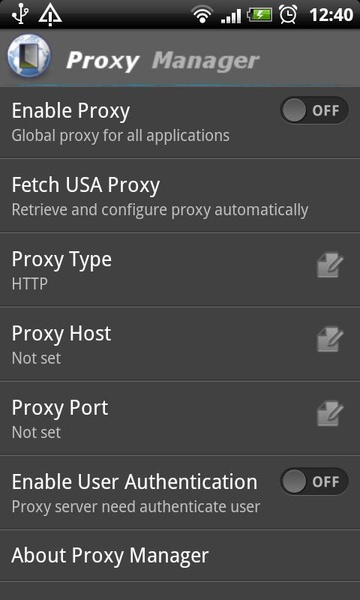 Proxy Manager - Preview 3