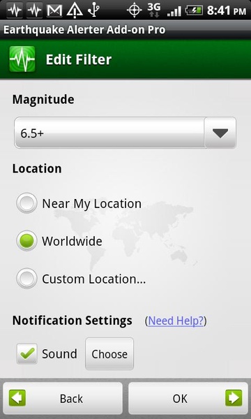 Earthquake Alerter Add-on Free - Preview 3