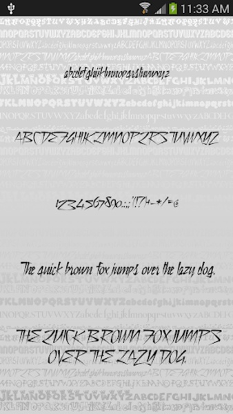 Style Free Font Theme - Preview 1