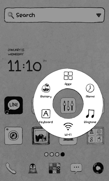Simple Penguin Gray - Preview 3