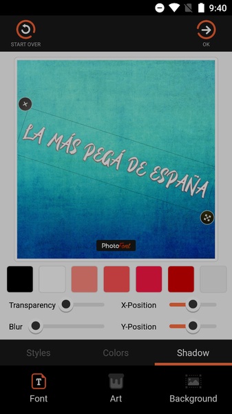 Photofont Text Over Photo - Preview 4