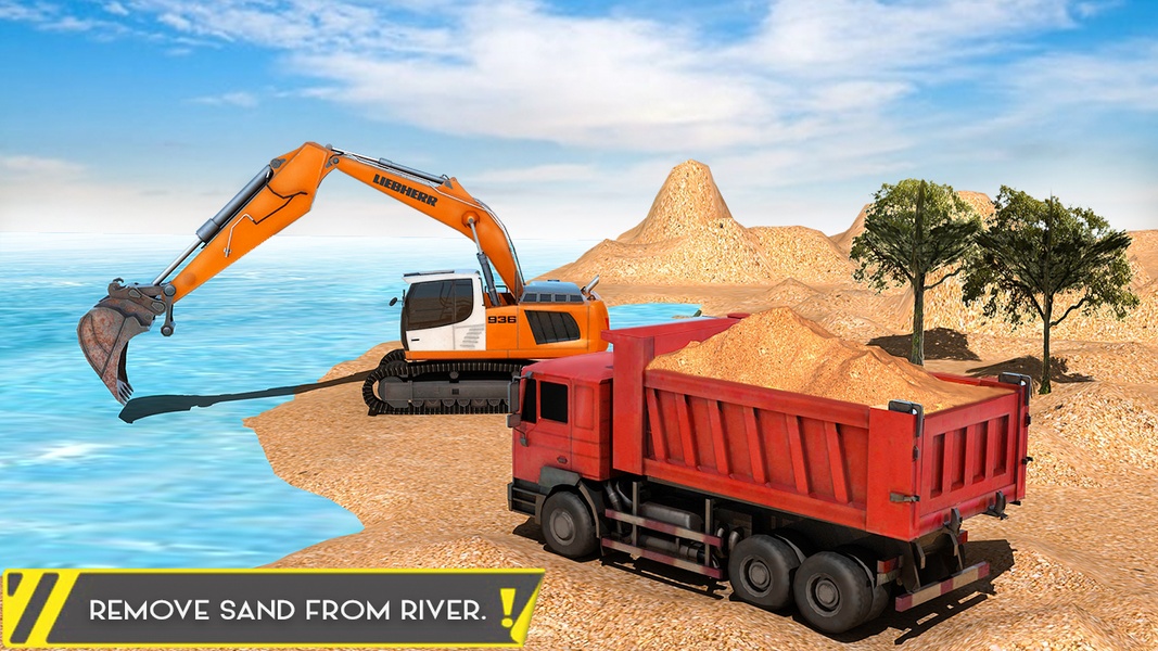 Sand Excavator Offroad Crane Transporter - Preview 1
