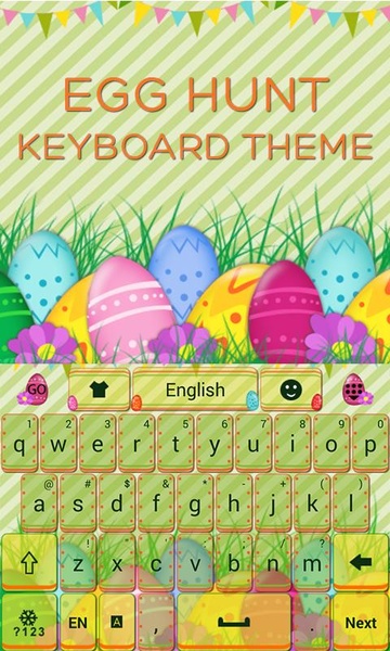 Egg Hunt Keyboard Theme - Preview 4