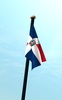 Republik Dominika Bendera 3D Gratis screenshot 3