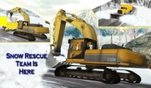 Snow Rescue op : Excavator 3D screenshot 3