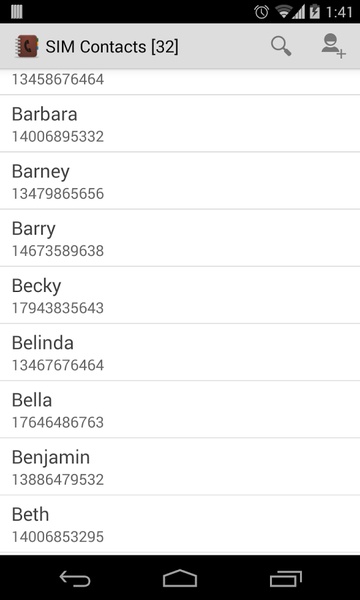 SIM Contacts Manager - Preview 5