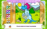 Paint by Numbers - Dinosaurs screenshot 3