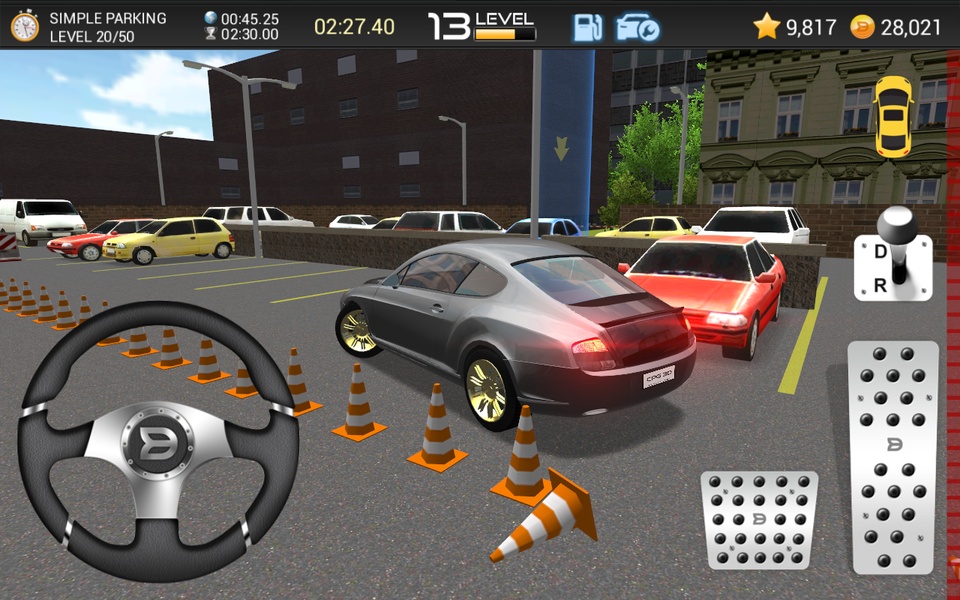 Jogos de carros 3D de estacionamento maluco versão móvel andróide