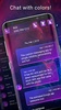 Neon led SMS Messenger theme screenshot 3
