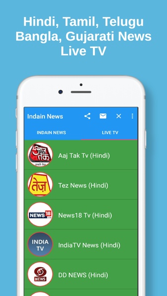 India News & Live Tv (Hindi,Tamil,Telugu,Bangla) - Preview 1