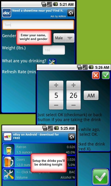 Blood Alcohol Calculator - Preview 2