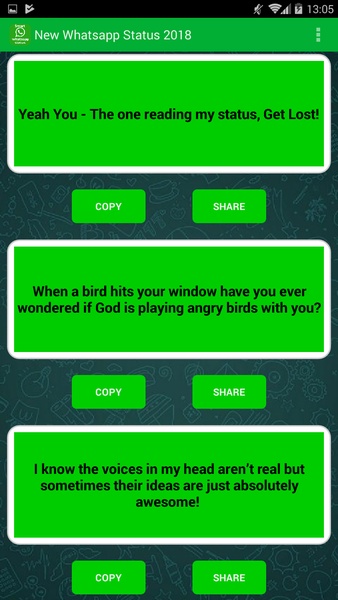 Smart Whatsapp Status 2018 - Preview 3