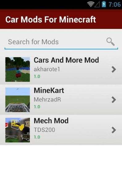 Car Mods For Minecraft - Preview 4