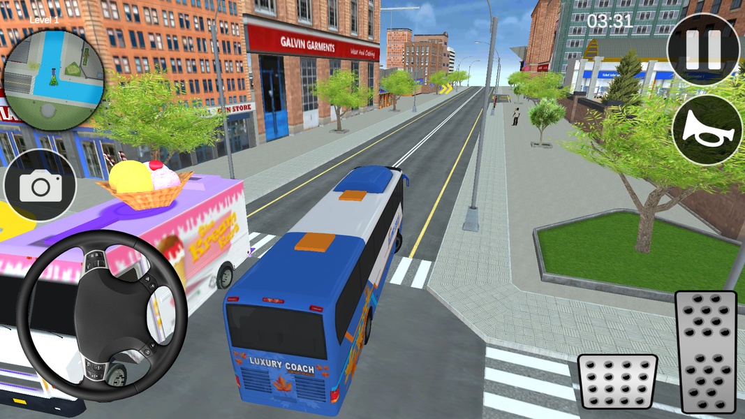 Download do APK de euro jogo de ônibus dirigindo para Android