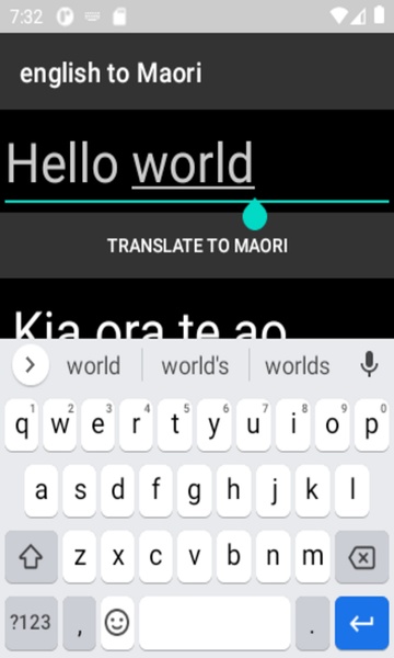 english to Maori translator - Preview 3