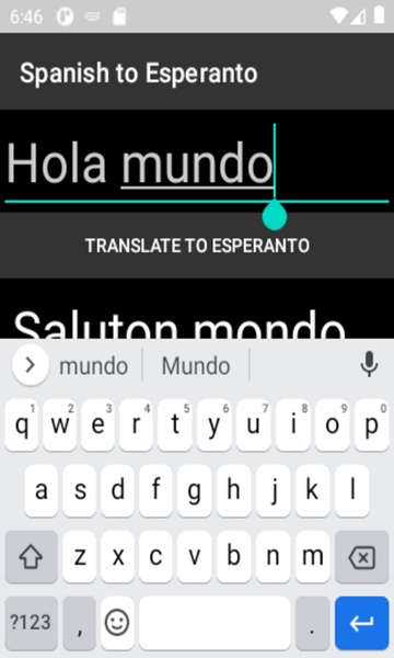Spanish to Esperanto Translator - Preview 5