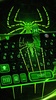 Neon Electric Spider Keyboard Theme screenshot 4
