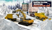 Snow Plow Rescue Excavator Sim screenshot 1