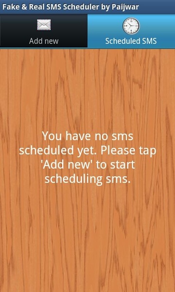 Fake & Real SMS Scheduler by Paijwar - Preview 1