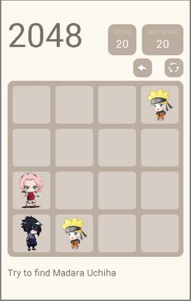 Naruto 2048 - Preview 1