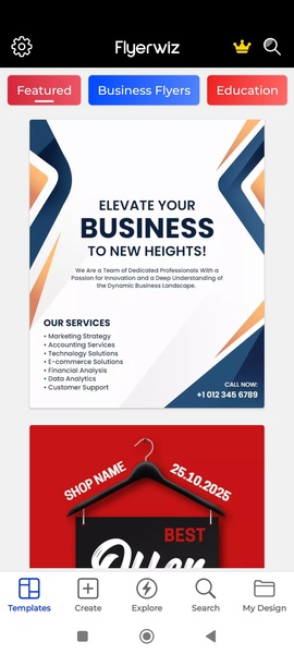 Flyers, Poster Maker, Design - Preview 2