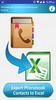 Export Phone Contacts to Excel screenshot 8