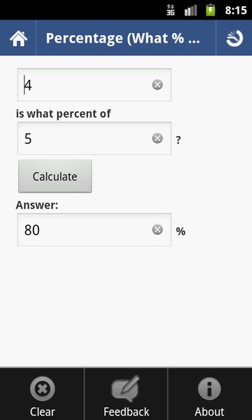 Percent Calculator (Free) - Preview 2