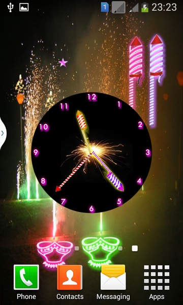 Rocket Diwali Clock - Preview 2