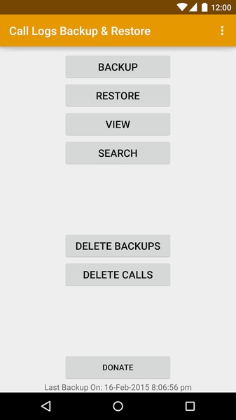 Call Logs Backup & Restore - Preview 4