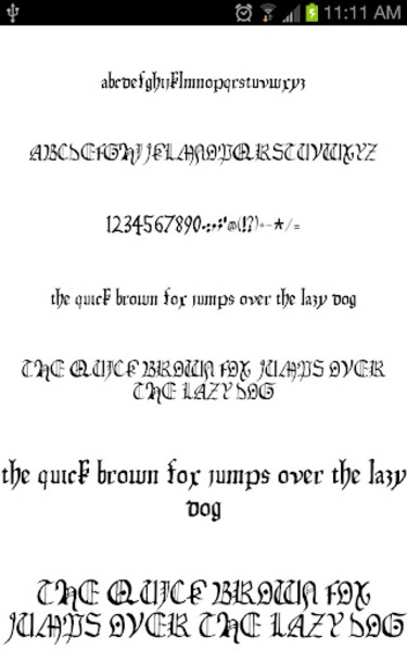 Old English Fonts - Preview 6