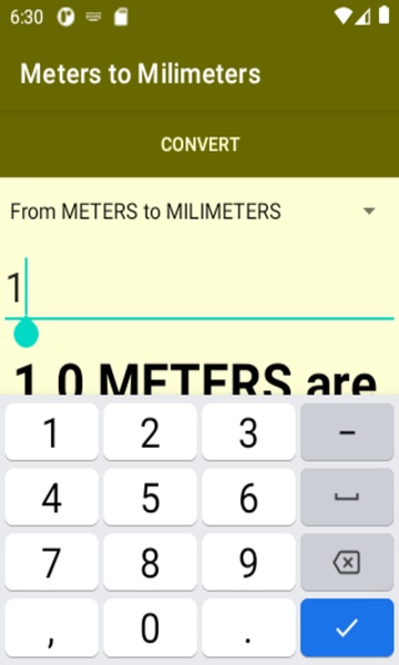 Meters to Milimeters converter - Preview 3