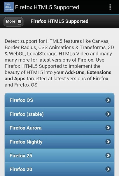 HTML5 Supported for Firefox - Preview 4