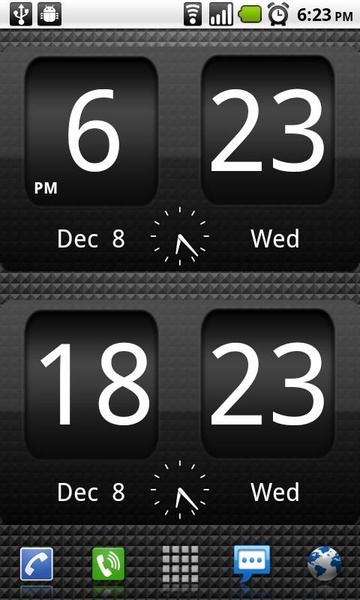 FlipClock BlackOut Widget - Preview 5