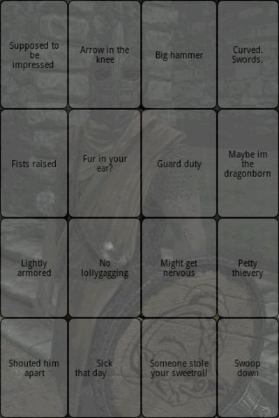 Skyrim Guard Soundboard - Preview 2