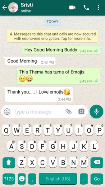 SMS Messenger Keyboard - Preview 4