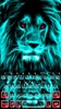 Wild Neon Lion Keyboard Theme screenshot 4