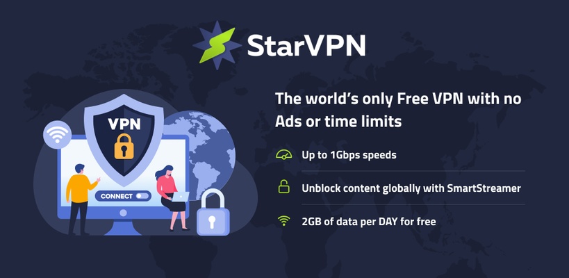ダウンロード StarVPN - Free Private & Secure VPN