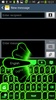 GO Keyboard Green Neon Theme screenshot 4