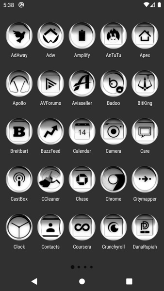 White O Icon Pack Free - Preview 7