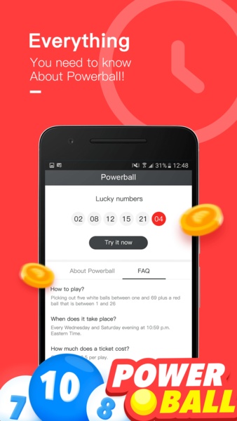 Powerball Assistant - Lotto Results Checker - Preview 1