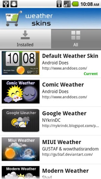 Fancy Widgets - Preview 1