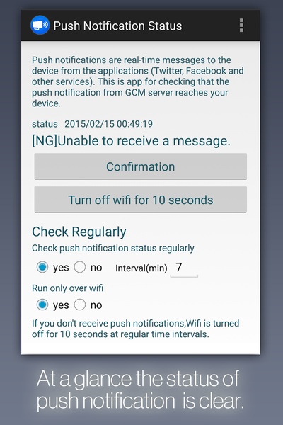 Push Notification Status - Preview 1