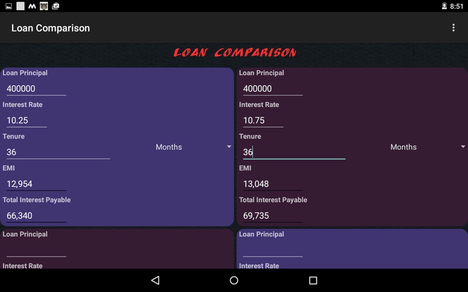 Loan EMI Calc - Preview 1