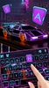 Neon CyberPunk Car Keyboard Ba screenshot 4