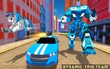 Tiger Robot Police Car Games screenshot 17