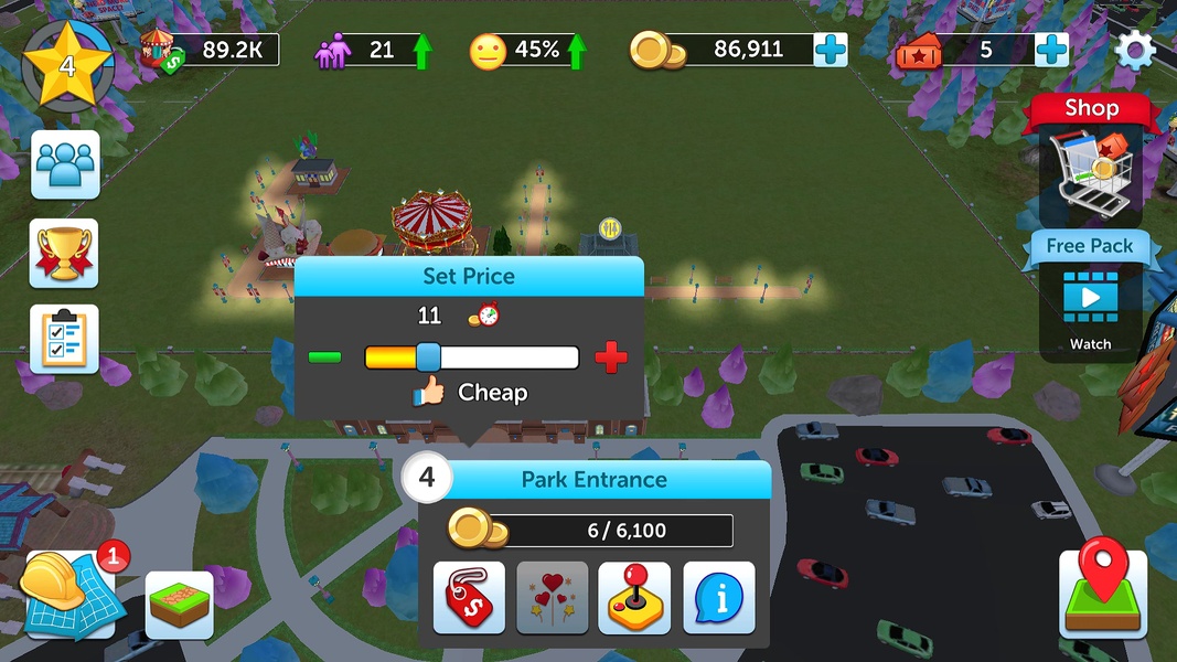 RollerCoaster Tycoon Touch android iOS apk download for free-TapTap